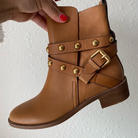 See By Chloe Tan Janis ankle boots - Picture 9 of 10